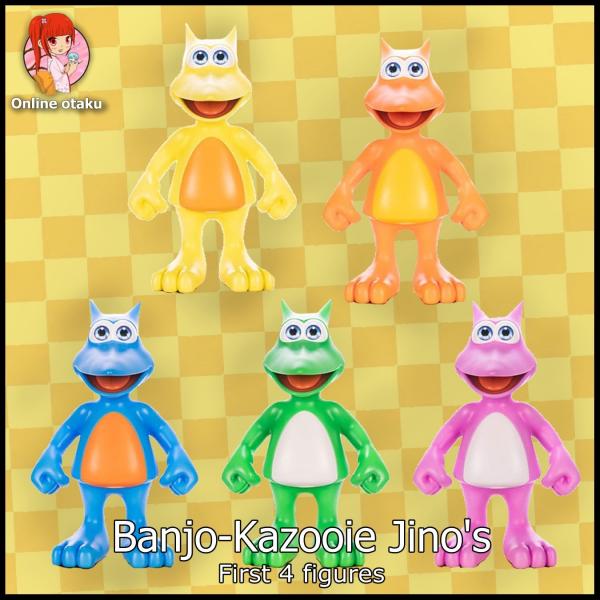 Banjo-Kazooie First 4 figures Jinjo figues