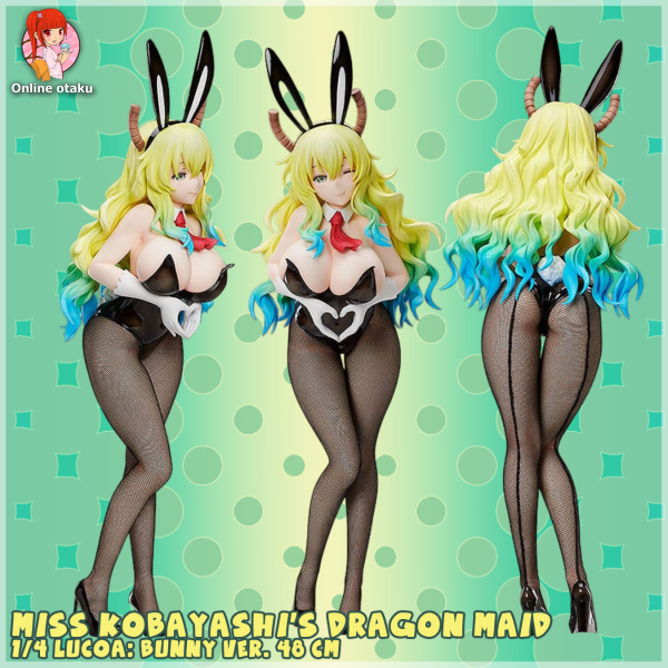 Lucoa Standbeeld - 48 cm | 'Miss Kobayashi's Dragon Maid' Bunny Versie