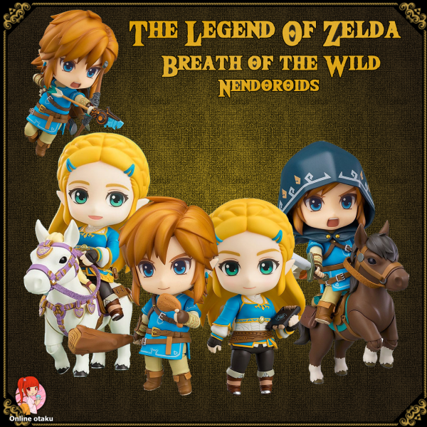 The Legend of Zelda: Breath of the Wild Nendoroids Link & Zelda