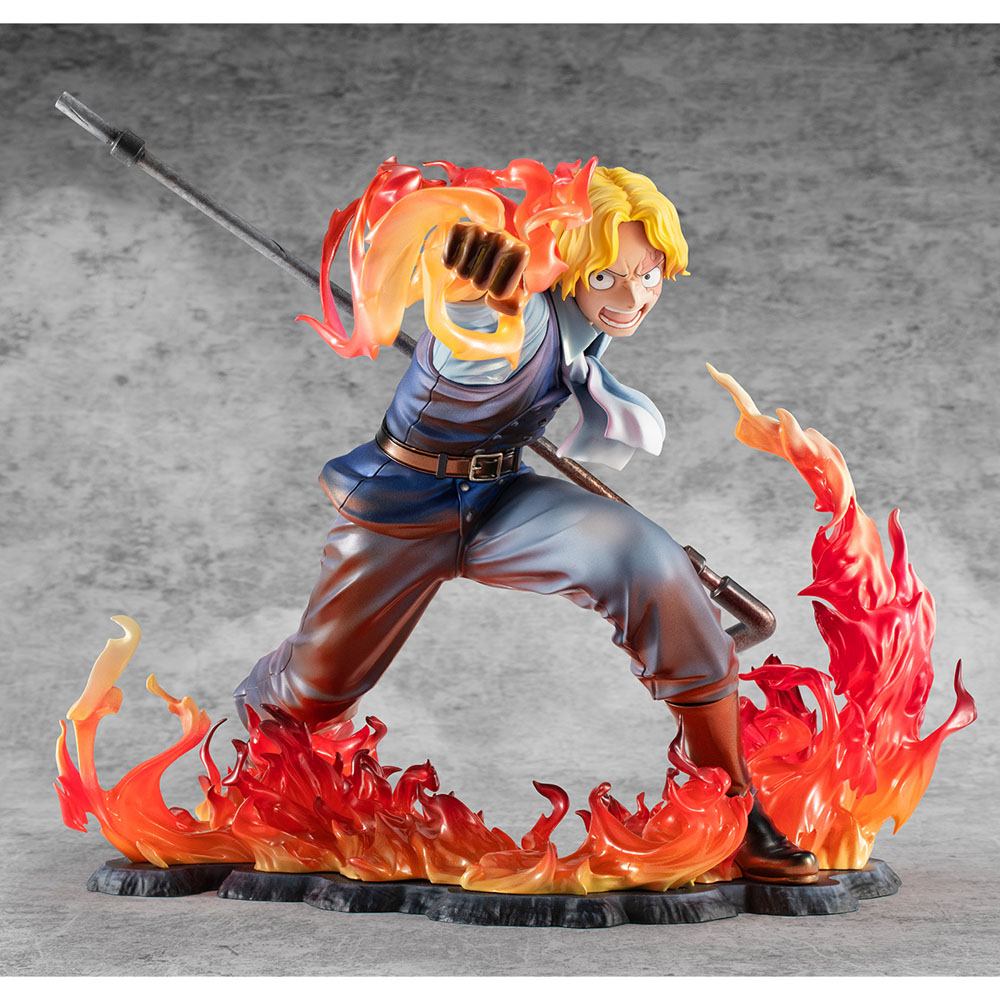 One Piece Excellent Model P.O.P. PVC Statue Sabo Fire Fist Inheritance Limited Edition 15 cm