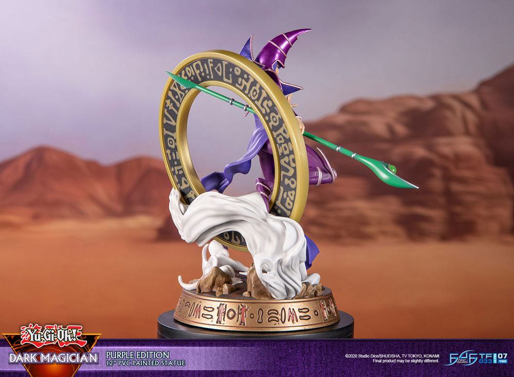 Yu-Gi-Oh! statuette PVC Dark Magician Purple Version 29 cm