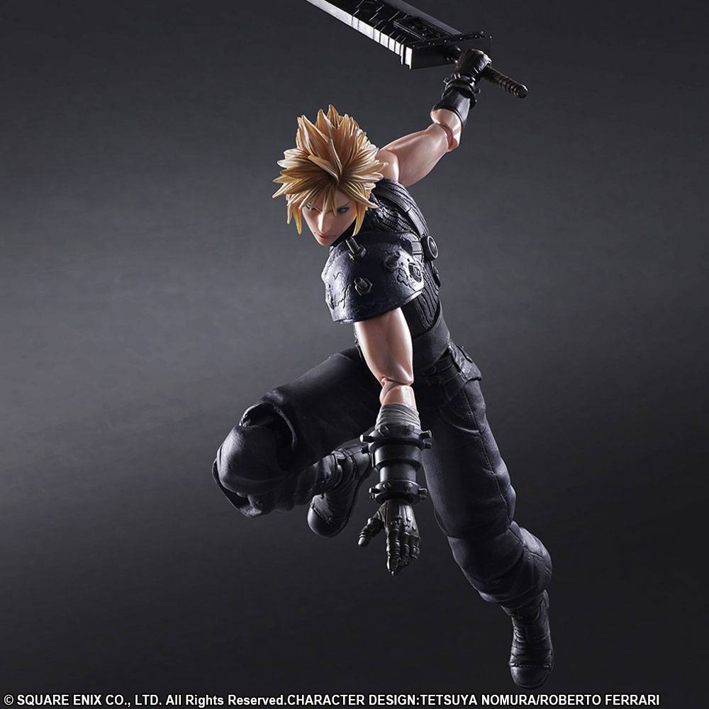 Final Fantasy VII Remake Play Arts Kai Action Figure No. 1 Cloud Strife 28 cm