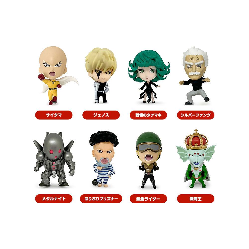 One Punch Man 16d Collectible Figure Collection PVC Figures 8-Pack Vol. 2 6 cm
