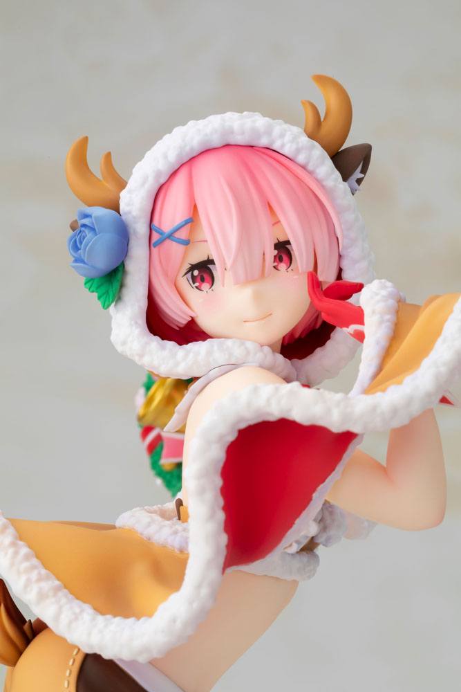Re:ZERO -Starting Life in Another World- PVC Statue 1/7 Ram Christmas Maid Ver. 23 cm