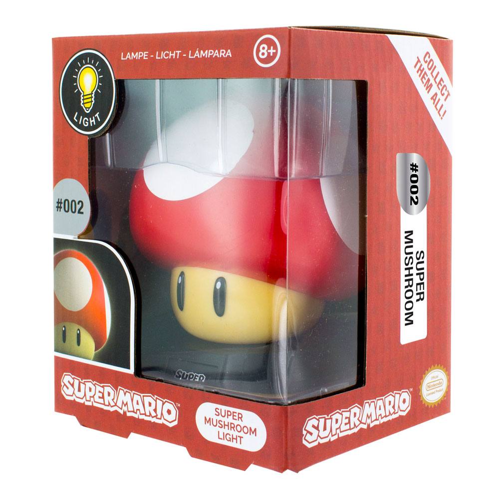 Super Mario 3D Light Mushroom 10 cm