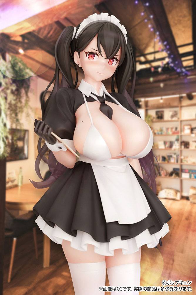 Original Character Statue 1/6 Maid Cafe Waitress Illustrated by Popqn 27 cm NSFW