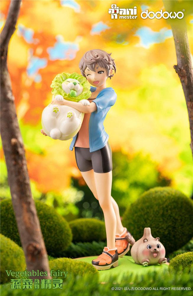 Original Character Statue 1/7 Vegetable Fairies Sai and Cabbage Dog 25 cm