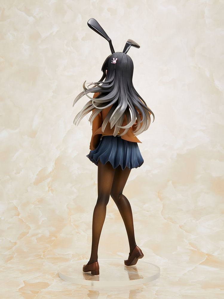 Rascal Does Not Dream of Bunny Girl Senpai Statue Mai Sakurajima Mai Uniform Bunny Ver. 23 cm