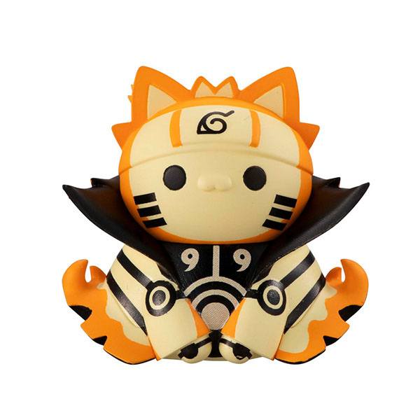 Naruto Shippuden Mega Cat Project Trading Figure 3 cm Nyaruto! Ver. Break out! Fourth Great Ninja War Assortment (8)