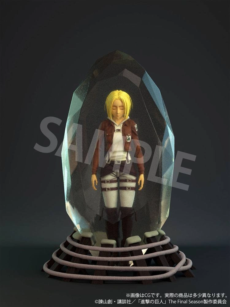 Attack on Titan statuette 3D Crystal Annie Leonhart 10 cm