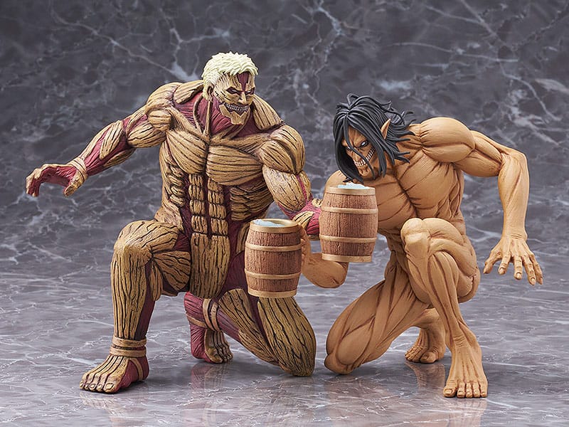 GOOD SMILE COMPANY POP UP PARADE Attack On Titan Reiner Braun The Armored  Titan Ver. PVC 16CM Anime Action Figures Model Toy