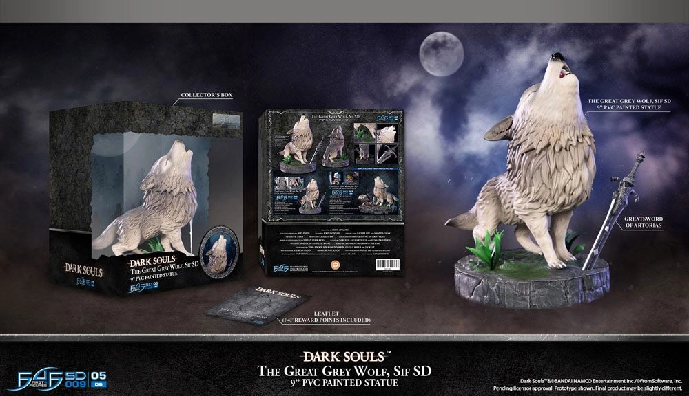 Dark Souls statuette PVC SD The Great Grey Wolf Sif 22 cm