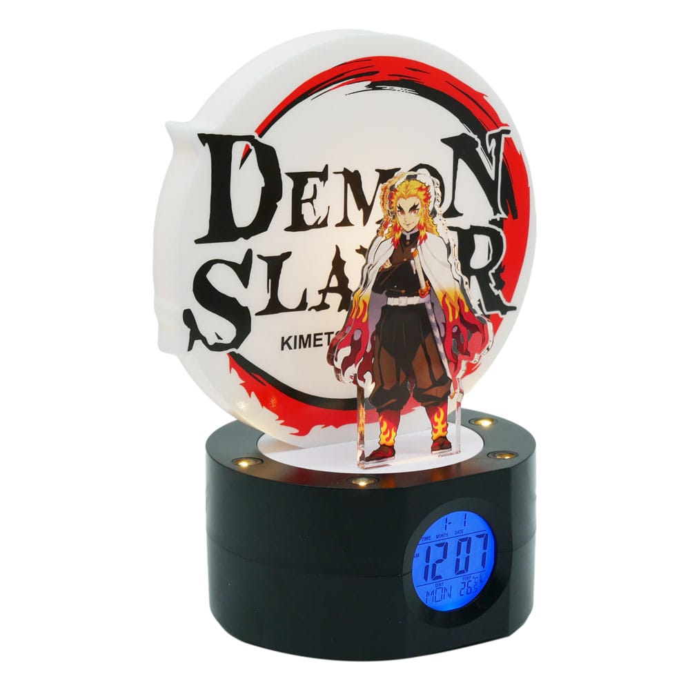 Demon Slayer: Kimetsu no Yaiba Alarm Clock with Light Rengoku 21 cm