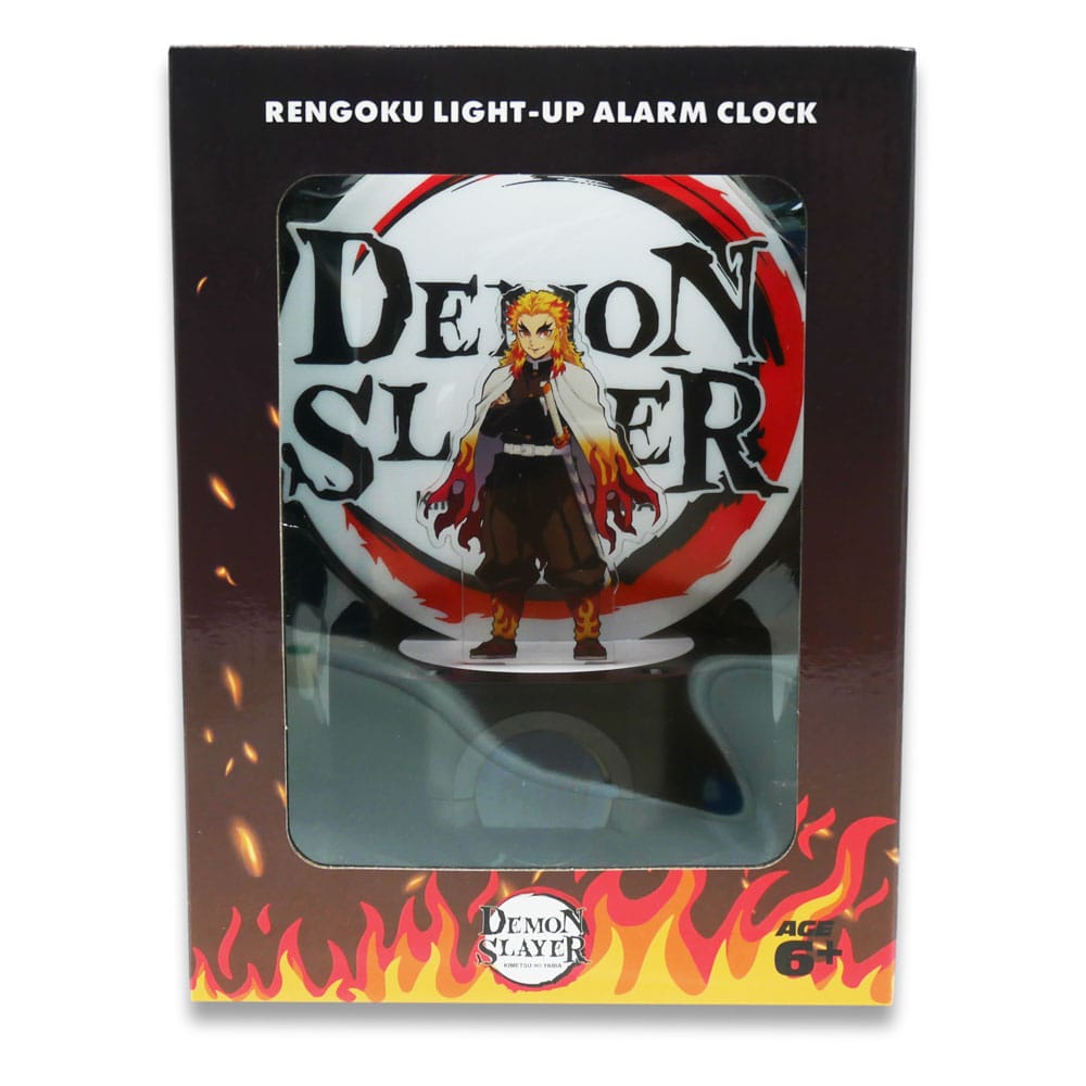 Demon Slayer: Kimetsu no Yaiba Alarm Clock with Light Rengoku 21 cm