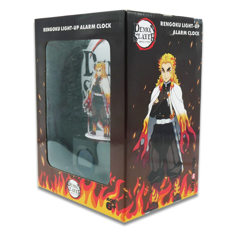 Demon Slayer: Kimetsu no Yaiba Alarm Clock with Light Rengoku 21 cm