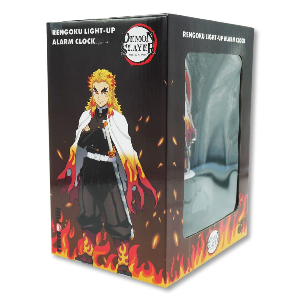 Demon Slayer: Kimetsu no Yaiba Alarm Clock with Light Rengoku 21 cm