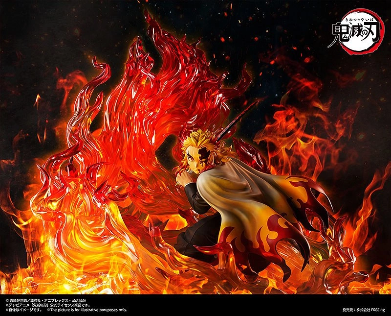 Demon Slayer: Kimetsu no Yaiba statuette 1/4 Kyojuro Rengoku Complete Edition 72 cm