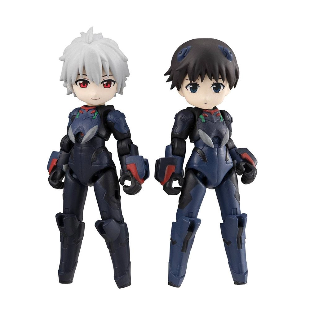 Evangelion Figuras Desktop Army Shinji Ikari, Kaworu Nagisa & Evangelion 13 8 - 15 cm