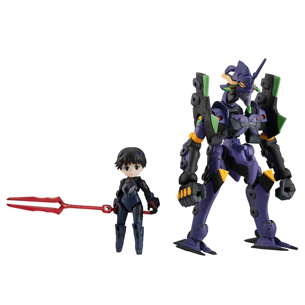 Evangelion Figuras Desktop Army Shinji Ikari, Kaworu Nagisa & Evangelion 13 8 - 15 cm