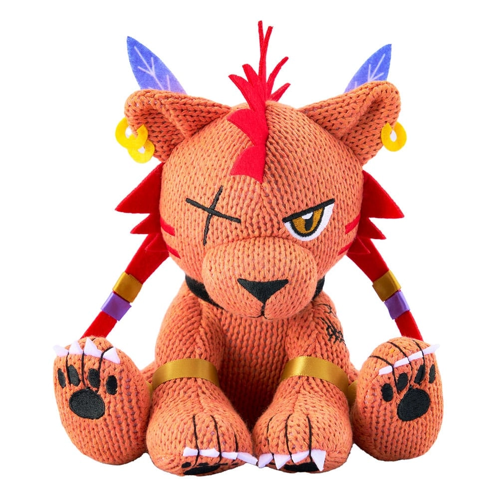 Final Fantasy VII Remake Knitted Plush Figure Red XIII 20 cm