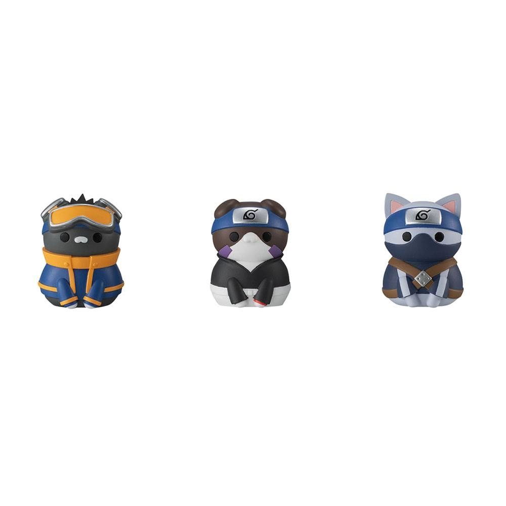 Naruto Shippuden Mega Cat Project Trading Figures Nyaruto! Once Upon A Time In Konoha Village Special Set 3 cm