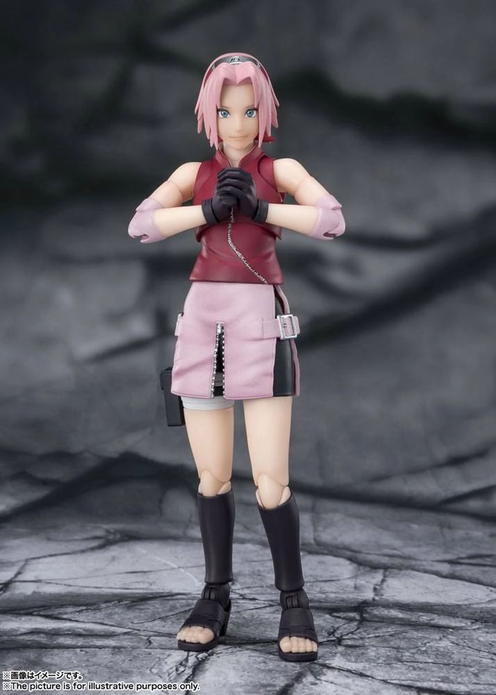 Naruto Shippuden figurine S.H. Figuarts Sakura Haruno -Inheritor of Tsunade's indominable will- 14 cm