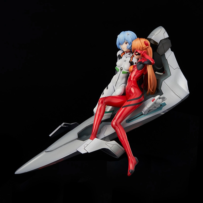 Neon Genesis Evangelion PVC Statue Rei & Asuka Twinmore Object 23 cm