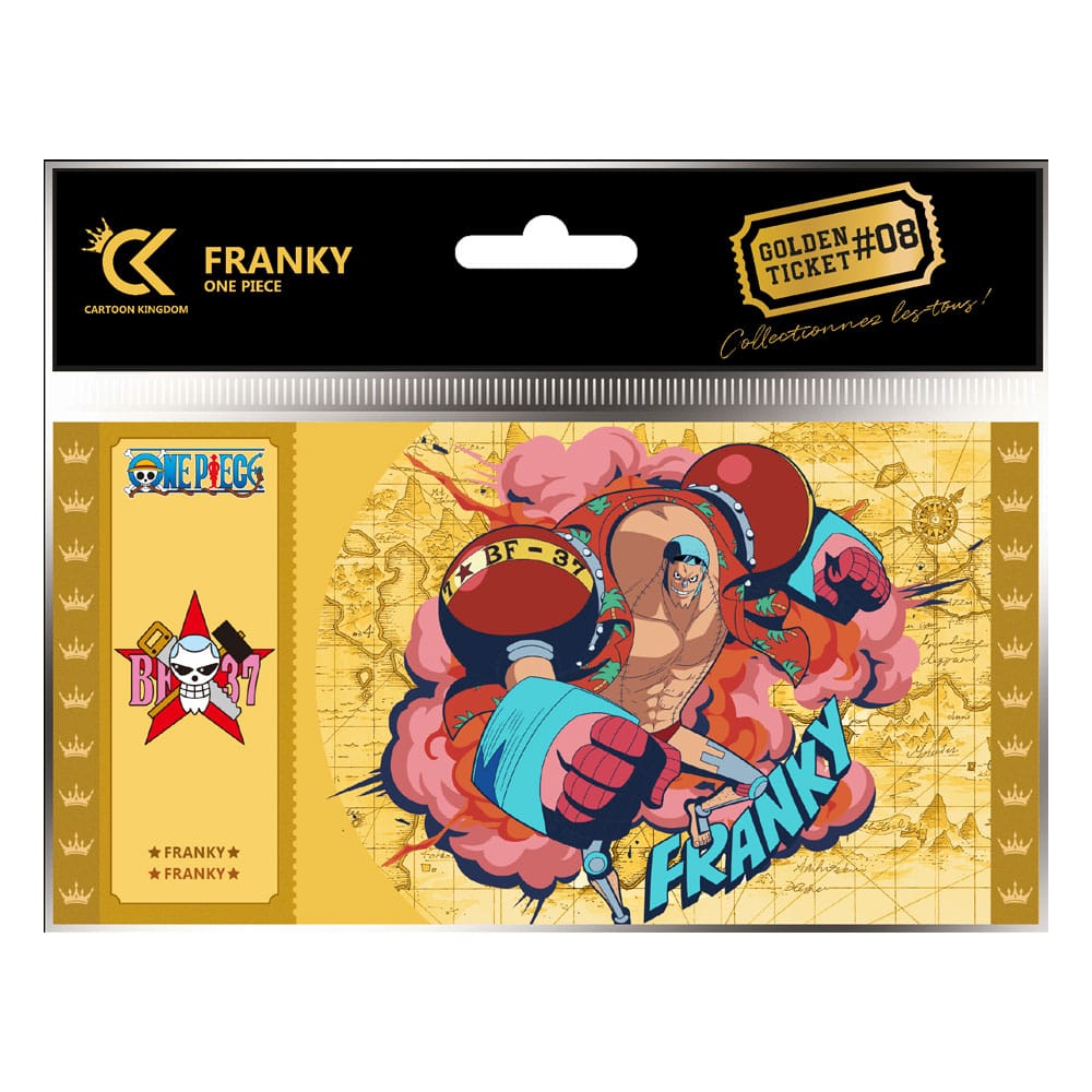Franky Gold Alloy Metal MR NO5 MR One Piece Anime TCG CCG Anime Card | eBay