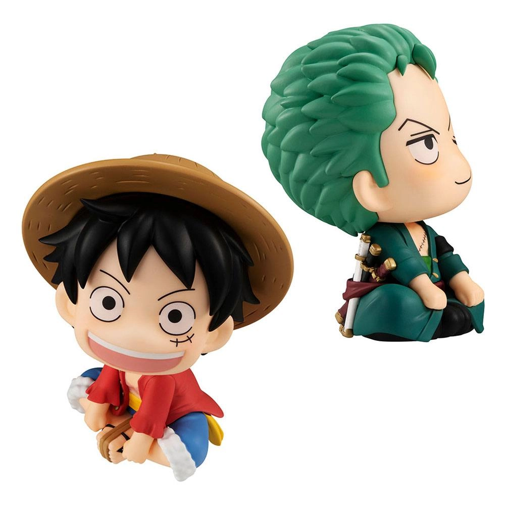 One Piece statuettes PVC Look Up Luffy & Zoro Limited Ver. 11 cm