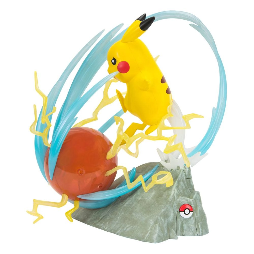 Pokémon 25e anniversaire statuette lumineuse Deluxe Pikachu 33 cm