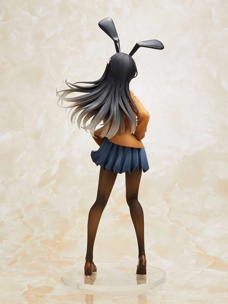 Rascal Does Not Dream of Bunny Girl Senpai Statue Mai Sakurajima Mai Uniform Bunny Ver. 23 cm