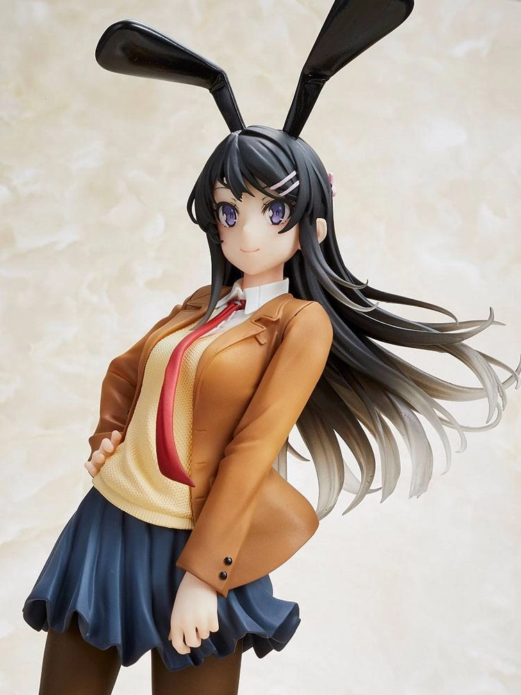 Rascal Does Not Dream of Bunny Girl Senpai statuette Mai Sakurajima Mai Uniform Bunny Ver. 23 cm