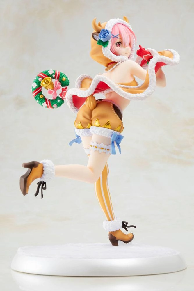Re:ZERO -Starting Life in Another World- statuette PVC 1/7 Ram Christmas Maid Ver. 23 cm