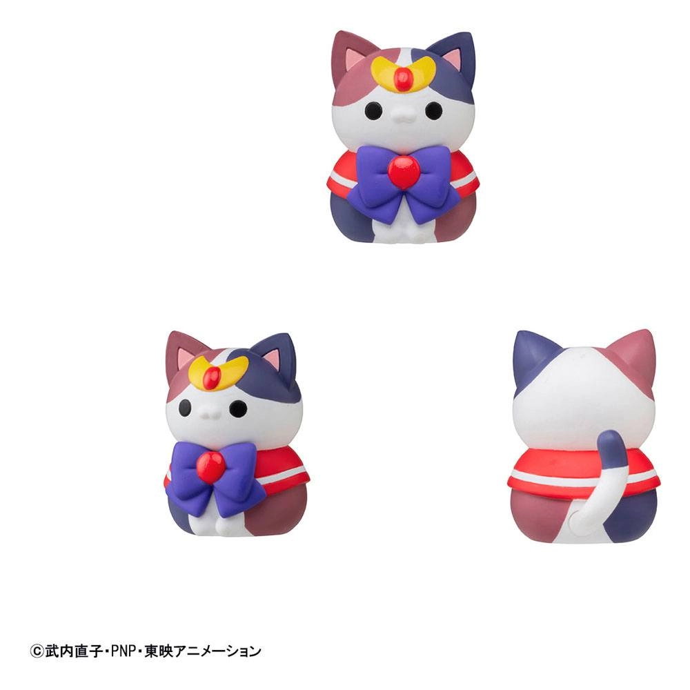 Sailor Moon Mega Cat Project Trading Figure 3 cm Sailor Mewn Assortment (8)