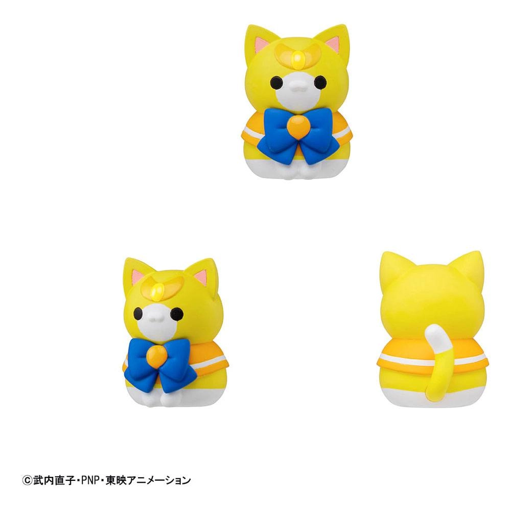 Sailor Moon Mega Cat Project Trading Figure 3 cm Sailor Mewn Assortment (8)