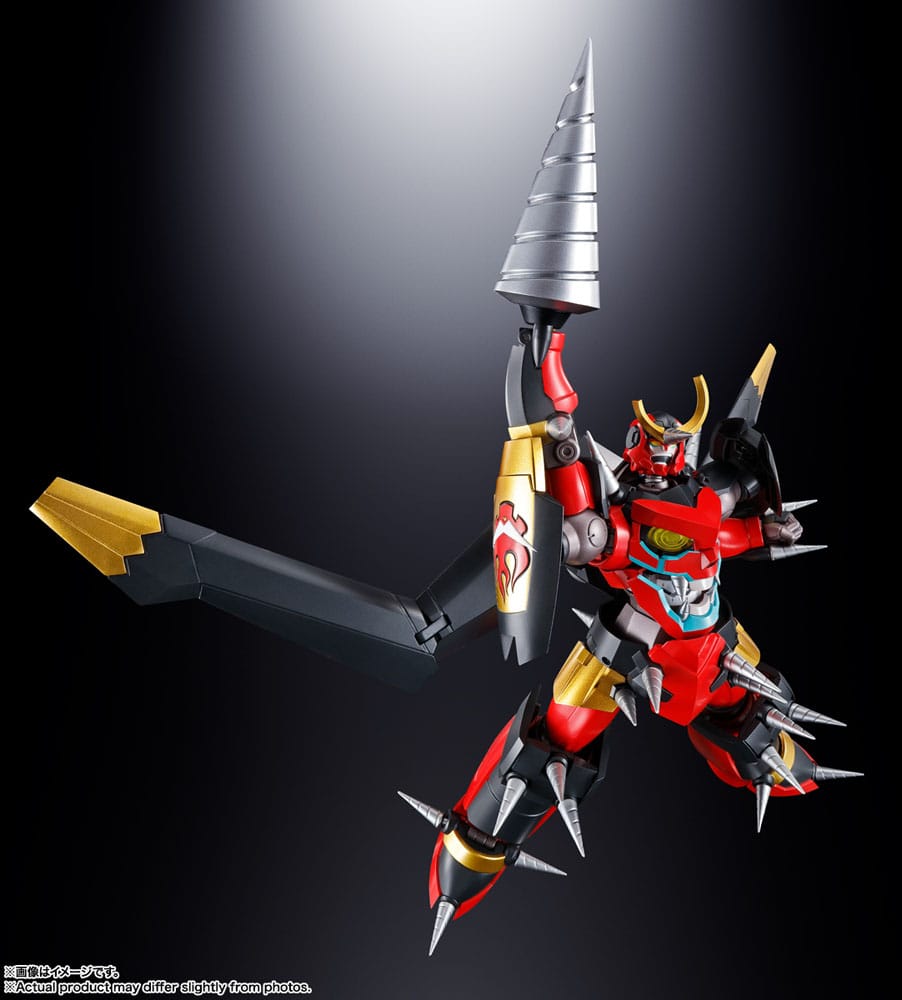 Tengen Toppa Gurren Lagann Soul of Chogokin Diecast Action Figure GX-107 Gurren Lagann & Giga Drill Set 18 cm