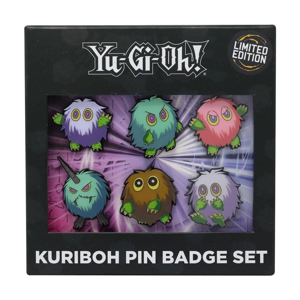 Yu-Gi-Oh! pack 6 pin's Limited Edition Kuriboh