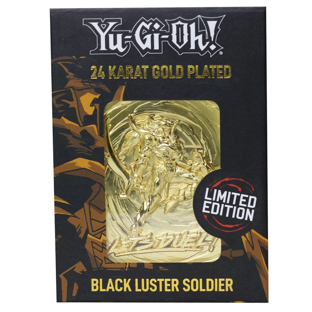 Yu-Gi-Oh! réplique Card Black Luster Soldier (plaqué or)