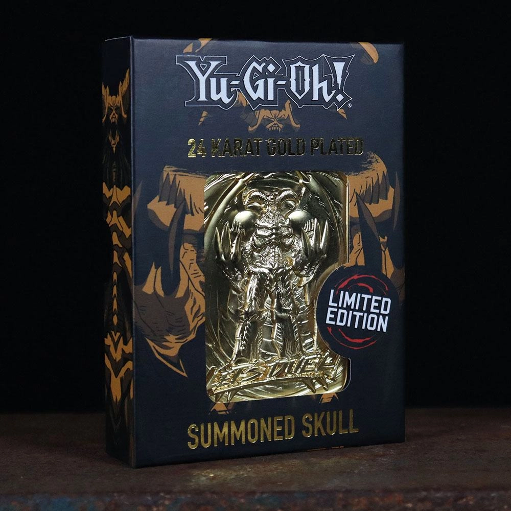 Yu-Gi-Oh! réplique Card Summoned Skull (plaqué or)