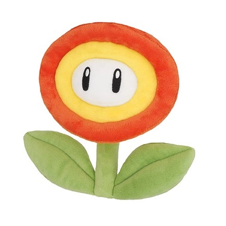 Plush Mario Fire Flower 18cm